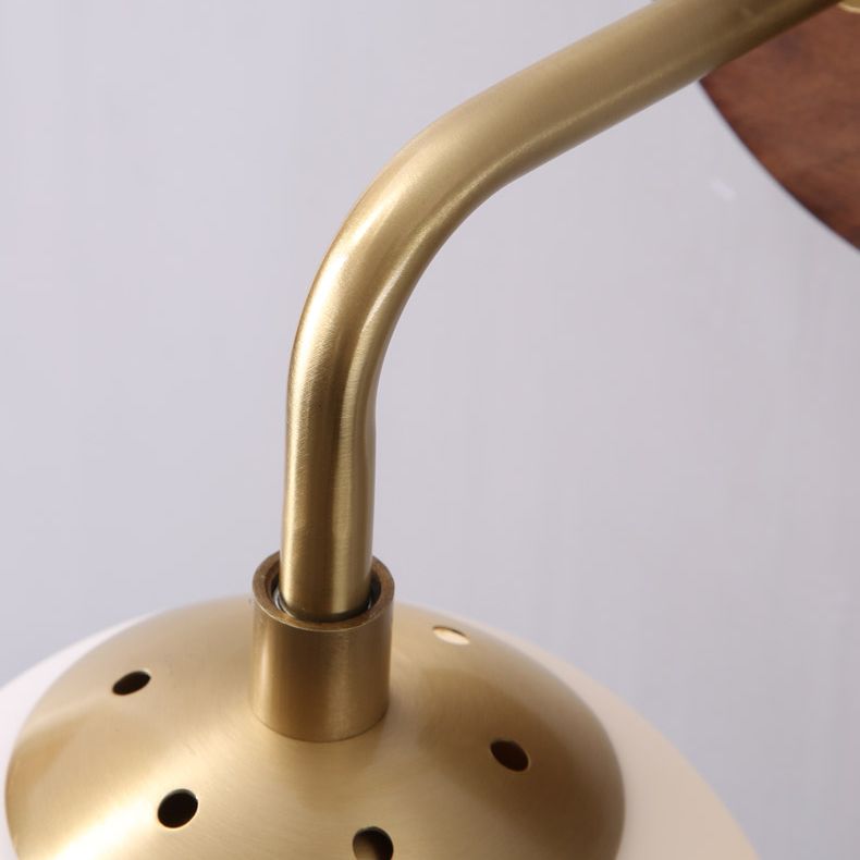 Holzkugel Wandleuchte moderne Stil 1 Licht Wandbeleuchtung Armaturen