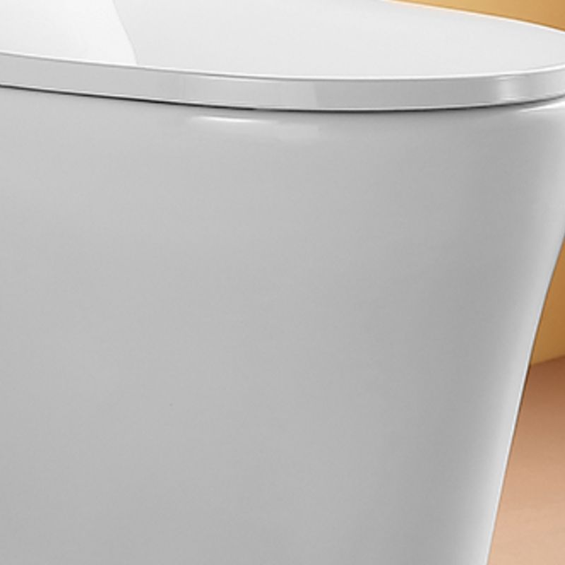 Traditional Flush Toilet Floor Mounted One-Piece Toilet Porcelain Toilet Bowl