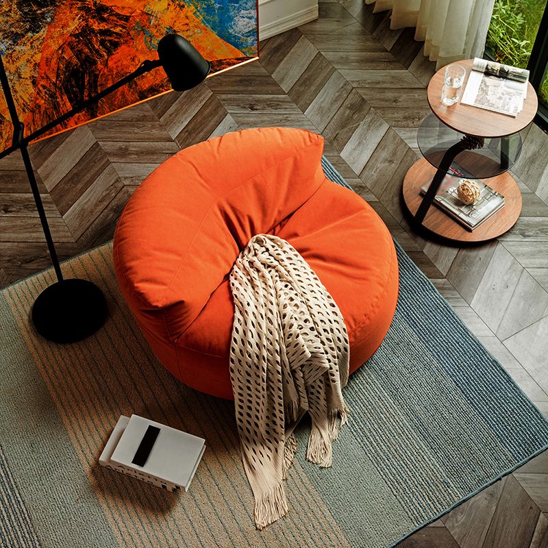 Velvet Parsons Chair 34.6" L x 39.3"W x 18.8" H Armless Chair Living Room