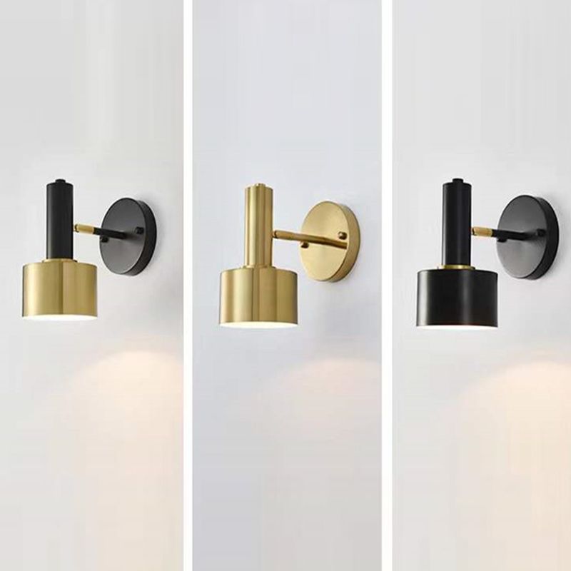 Metal Geometric Shape Wall Sconce Modern Style 1-Light Wall Light Fixture