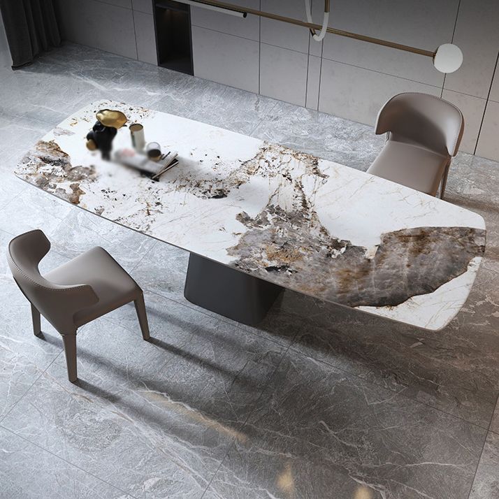 1/3/4/7 Pieces Modern Dinette Set Sintered Stone Dining Table Set for Kitchen