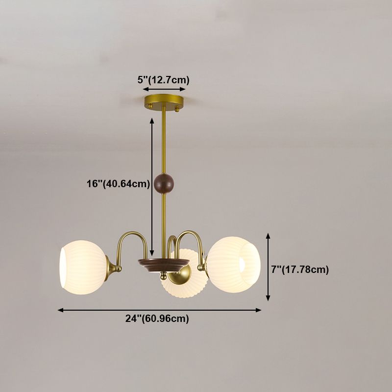 Schüssel Schatten hängen hellem moderner Stil weißer Glas Kronleuchter für Wohnzimmer