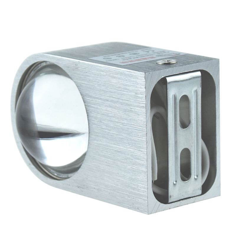 Metall Geometrische Wandleuchten Moderne Stil 2 Leuchten Wandmontierte Lampen in Silber