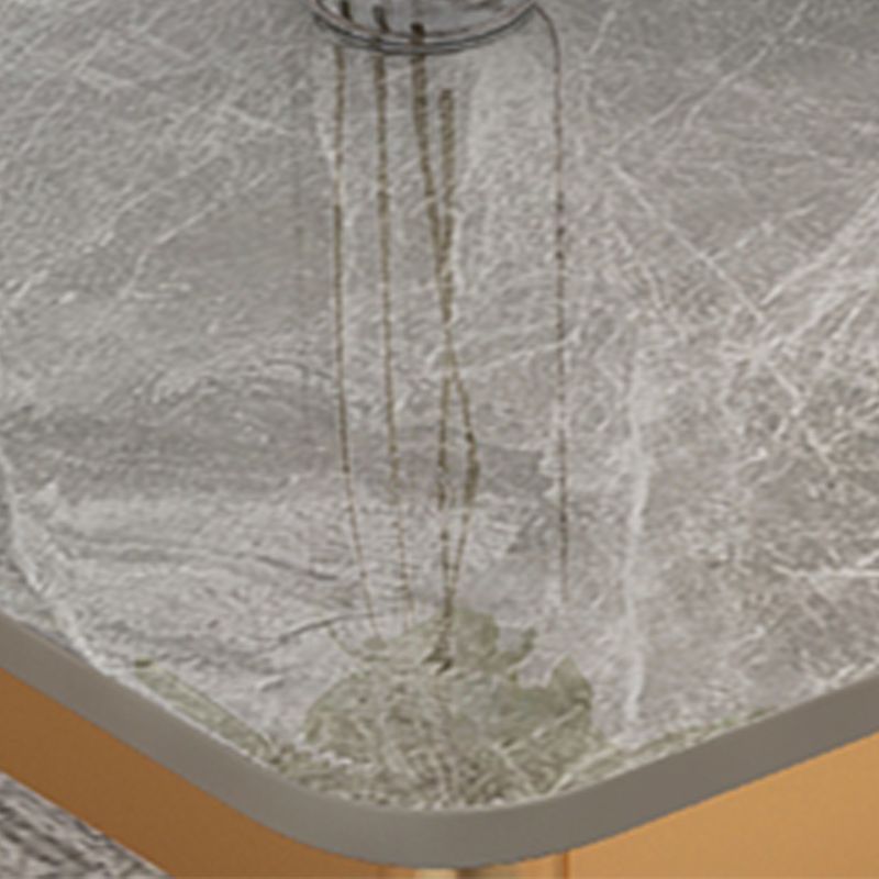 Modern 4 Legs Dining Table Stone Table for Dining Room Kitchen