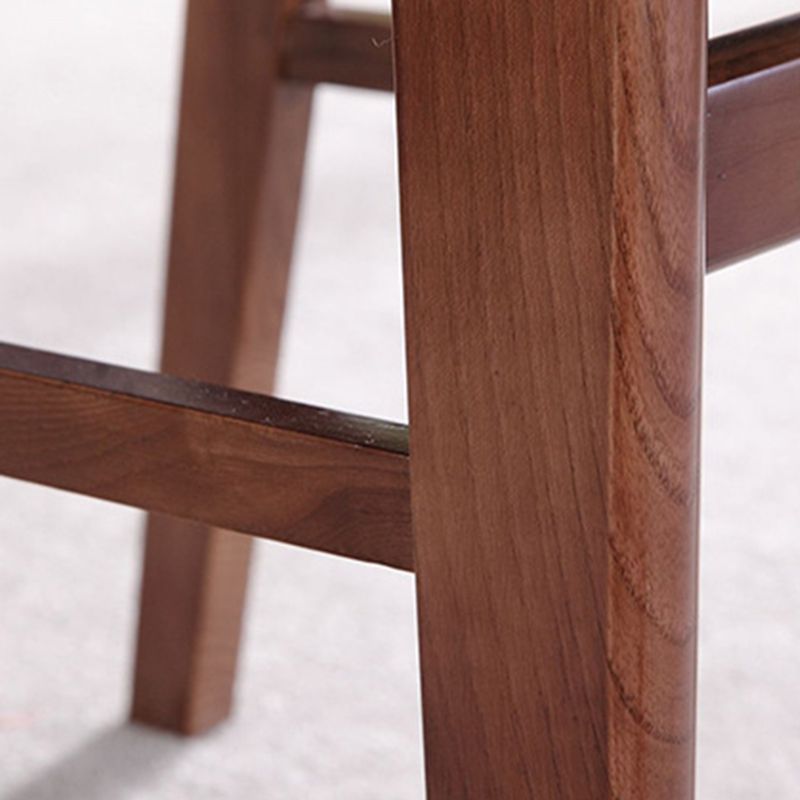 Sillas laterales de comedor con respaldo abierto de diseño moderno Sillas laterales de comedor de madera (juego de 2)