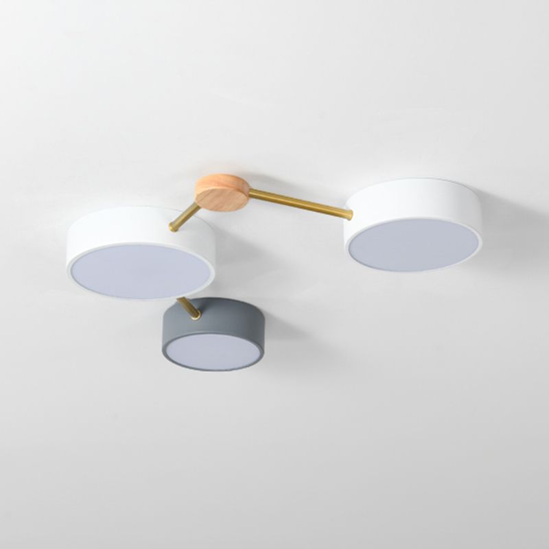 Nordic LED Flush Mount Big Dipper Shaped Bedroom Ceiling Light
