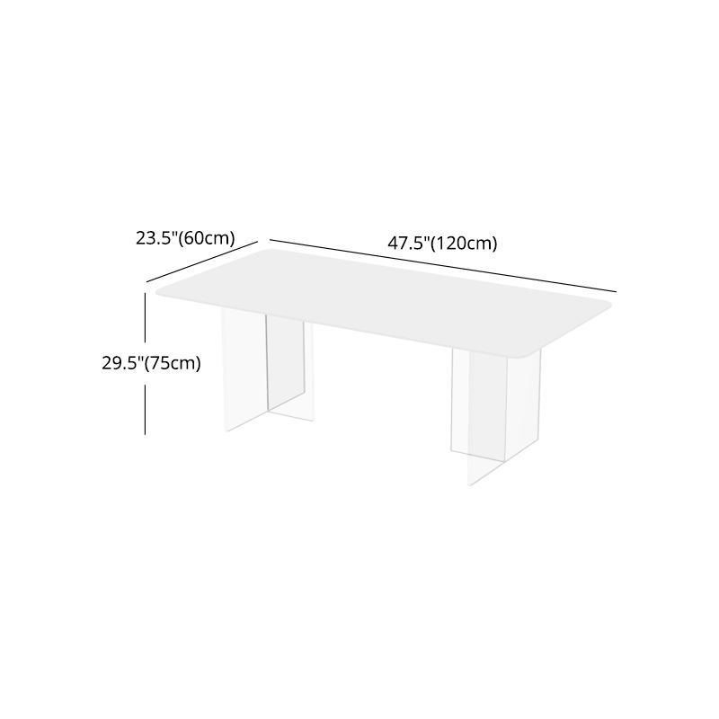 Modern 1/7 Pieces Dining Set Rectangle Stone Dining Table for Kitchen