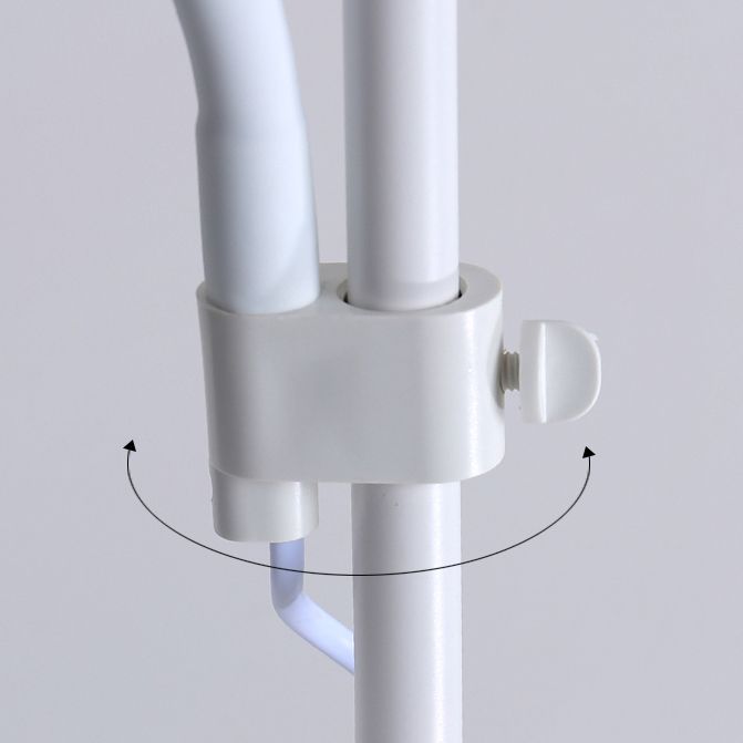 Nordic Style Iron Floor Lamp Strip Shape Double Headed Floor Light for Living Room