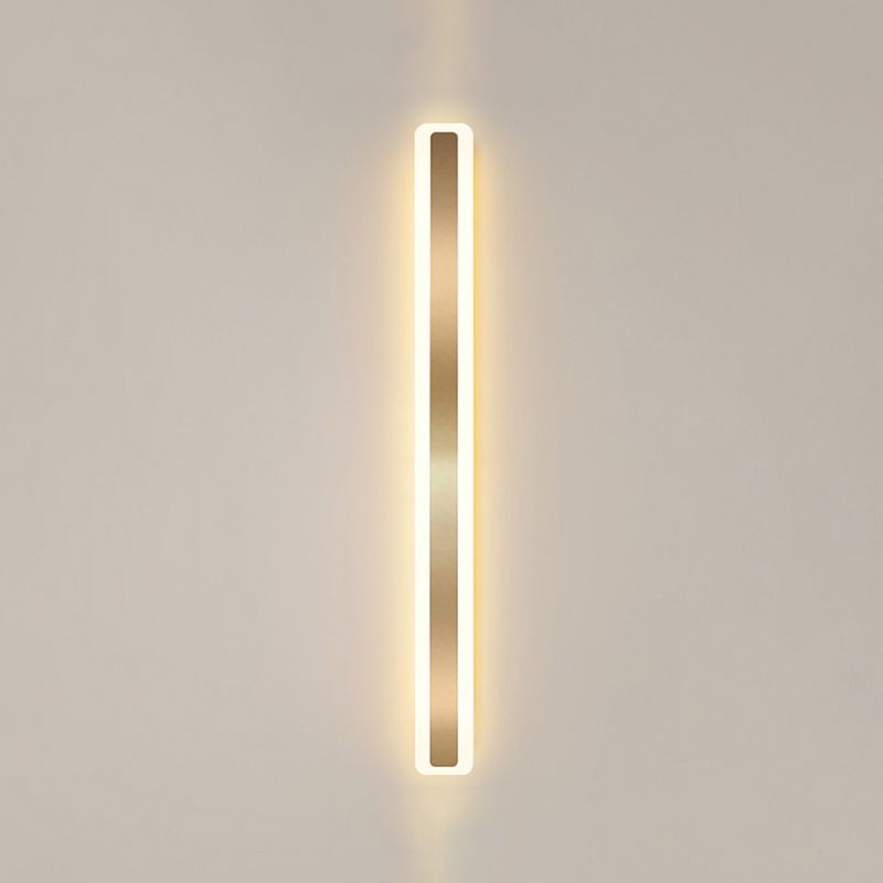 LÍNEA LED LÍNEA Luz moderna de estilo acrílico de metal