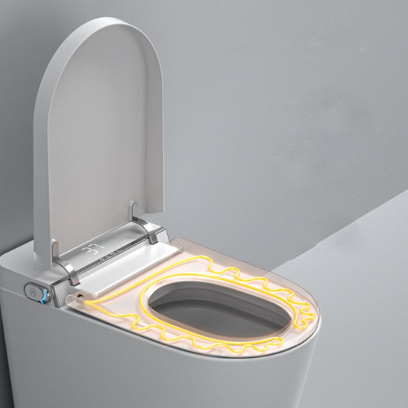 Contemporary White Flush Toilet Seat Included Urine Toilet for Bathroom