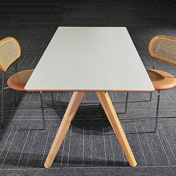 Modern 1/2/5 Pieces Furniture Stone Rectangle Dining Chairs Set in White