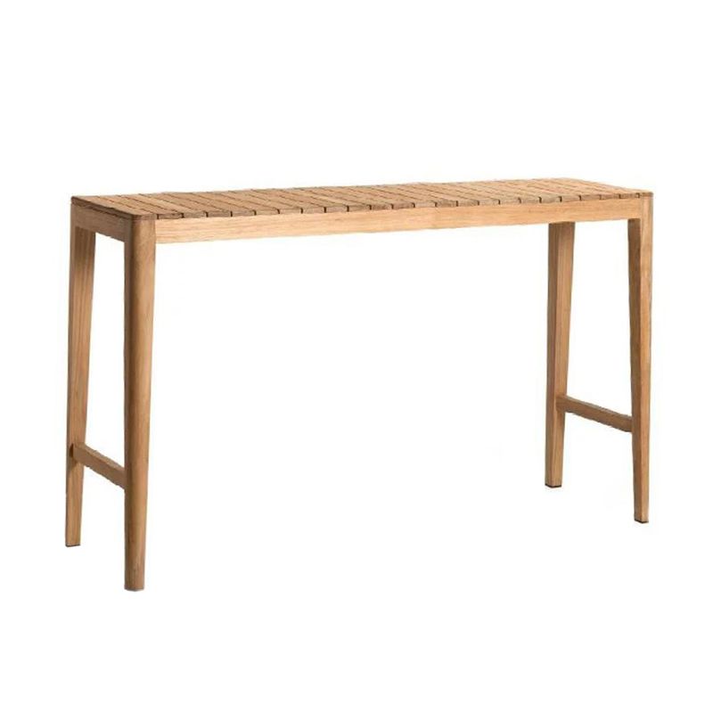 Rectangle/Round Bar Height Table Fixed Bistro Bar Table for Outdoor