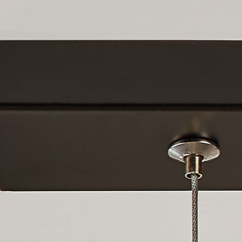 Accesorios de iluminación colgante de múltiples cabezas múltiples de araña con sombra de vidrio para comedor