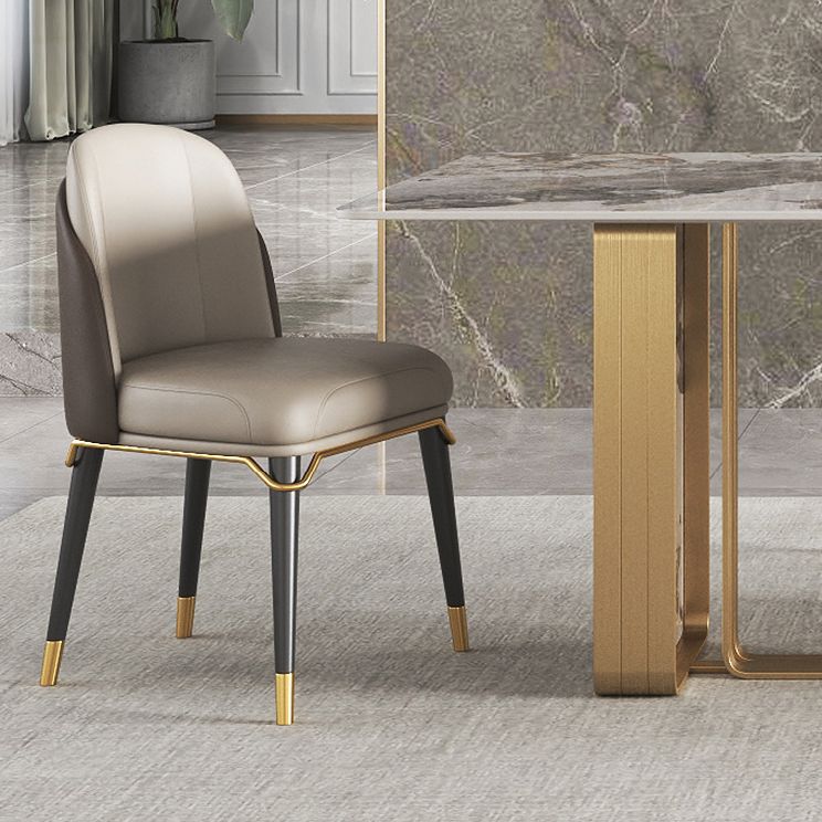 Nordic Glam Rectangle Sintered Stone Table Set 1/4/5/6/8 Pieces Dining Set