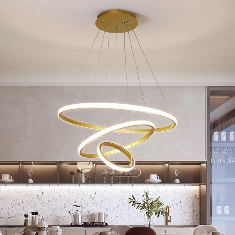 Accesorios de iluminación colgante circular