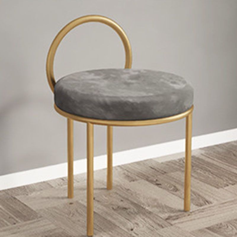 Bedroom Glam with Double Drawers Wooden Standing Make-up Vanity