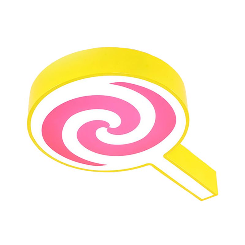 Lollipop Kindergarten Unterputz-Deckenleuchte, Acryl-Cartoon-Deckenleuchte