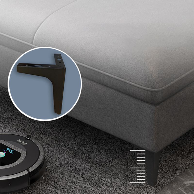 Fabric Pillow Top Arm Sectional 35.43"High High Back Sofa with Storage