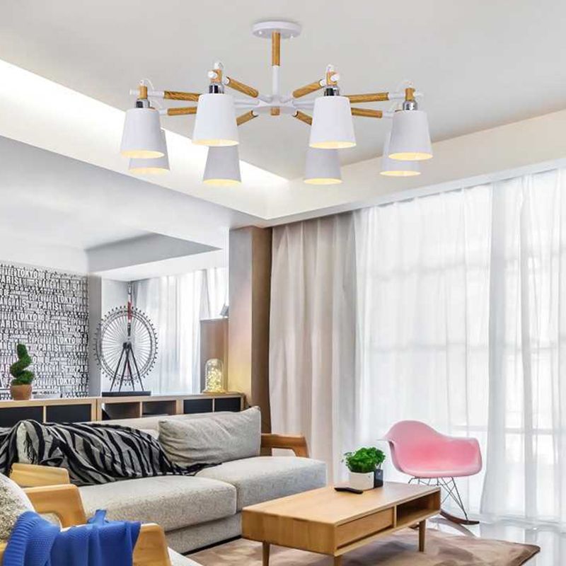 Contemporary Bell Shape Pendant Chandeliers Metal Pendant Lighting