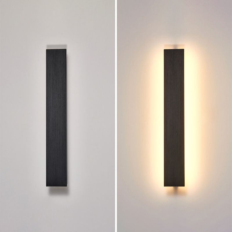 Lineare Form Metallwand Licht moderner Stil Einmals Wandmontage Leuchte