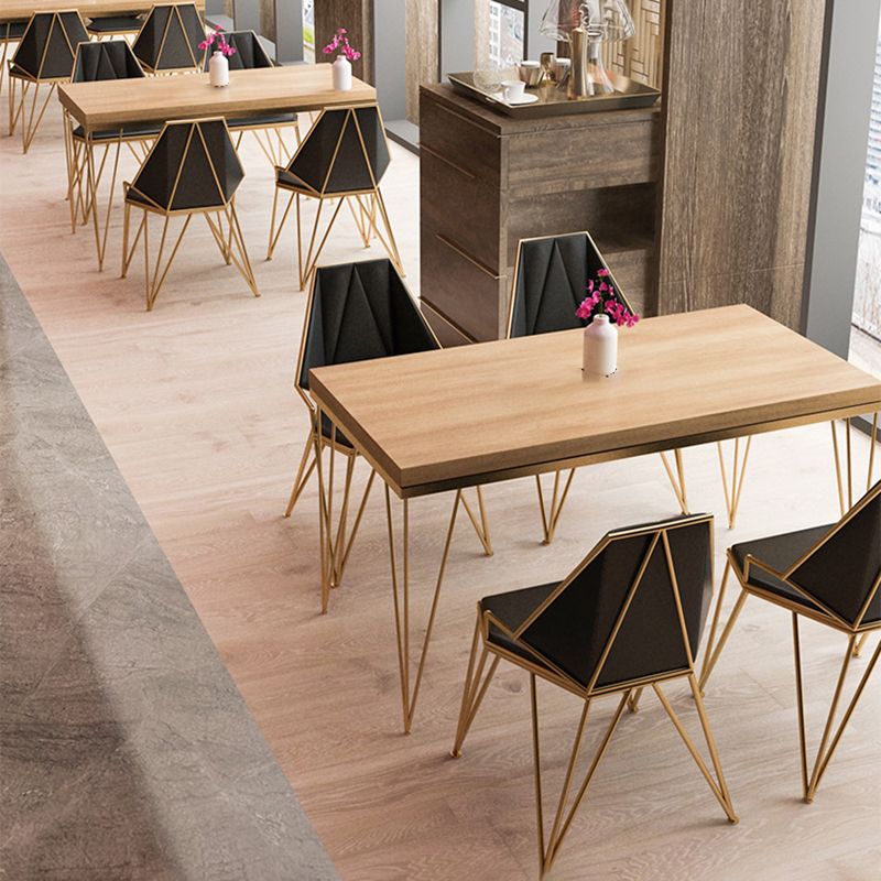 Contemporary Upholstered Dining Arm Chair Faux Leather Kitchen Dining Chair