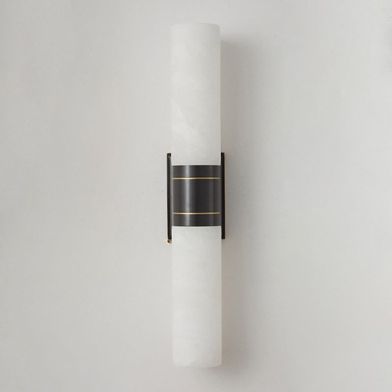 Cylinder Shape Metal Wall Sconces Modern 2-Lights Wall Mount Light Fixture