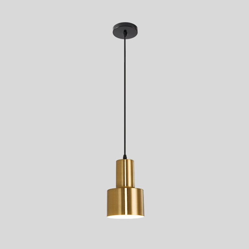 Luminaire pendentif en métal contemporain 1 lumière plafond suspendu plafond