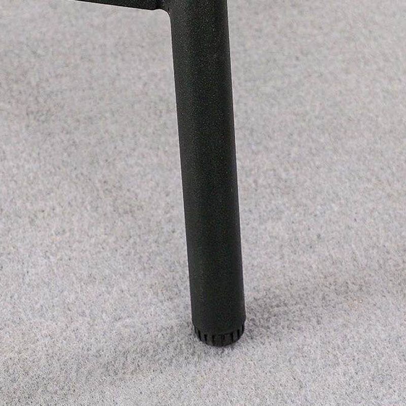 Black Round Counter-height Stool Industrial Backless Indoor Wood Bar Stool