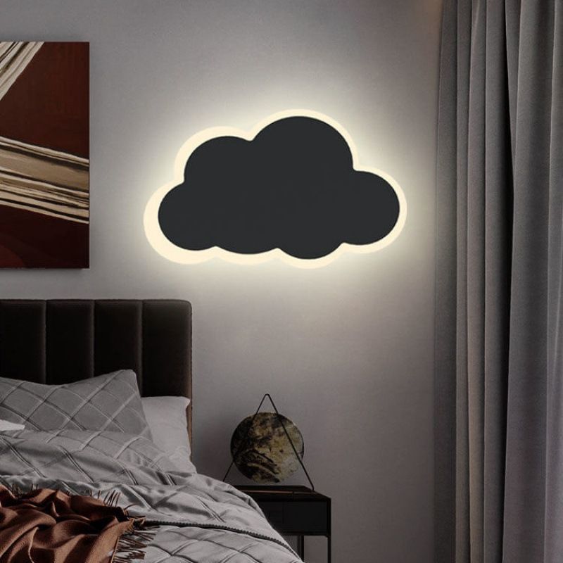 Forme unique en métal applique de murs de style enfant à 1 lumière