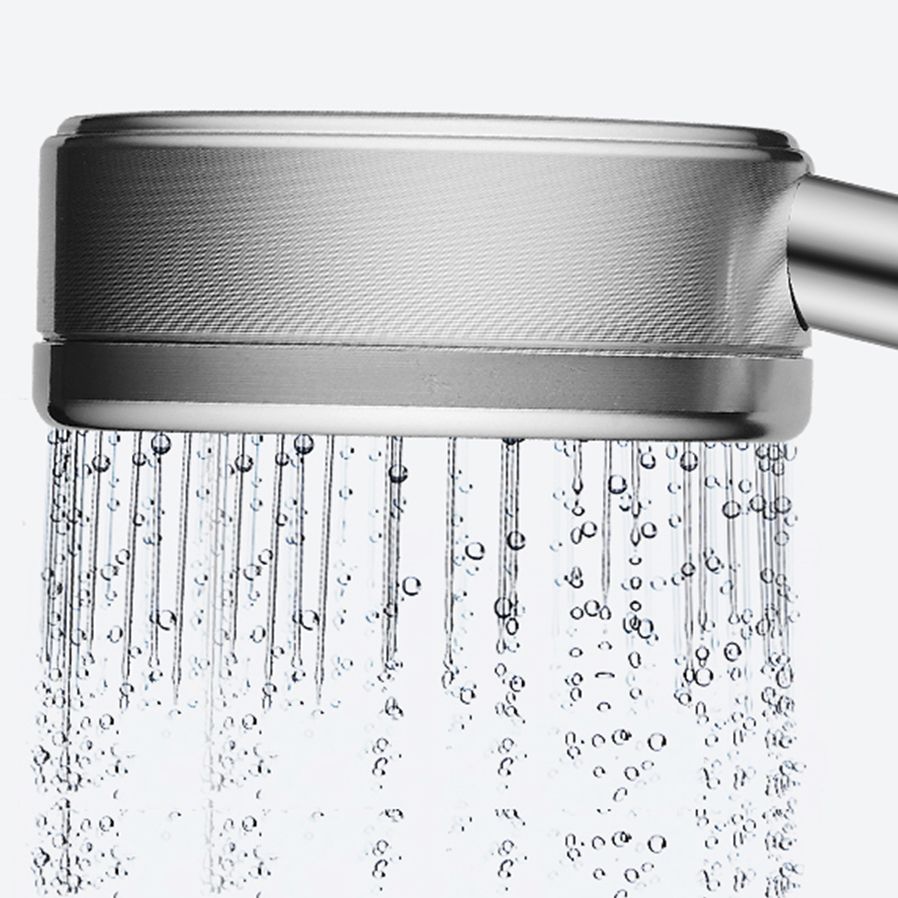 Round Aluminium Hand Shower Water Efficient Wall-Mount Hand Shower