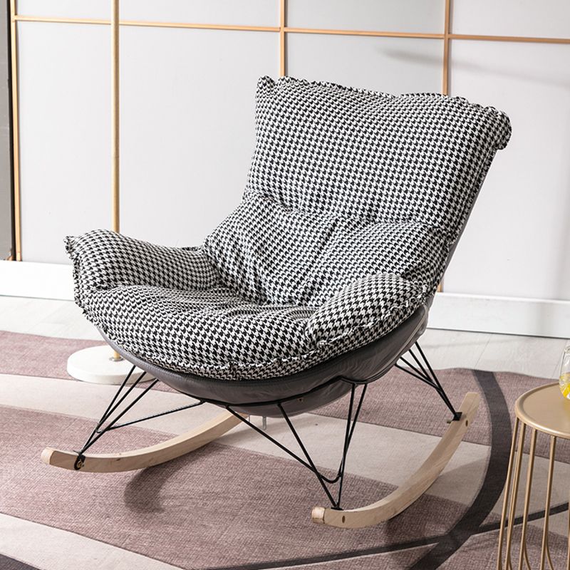 Modern Glider Chair Ottoman Rocking Chair with Removable Cushions
