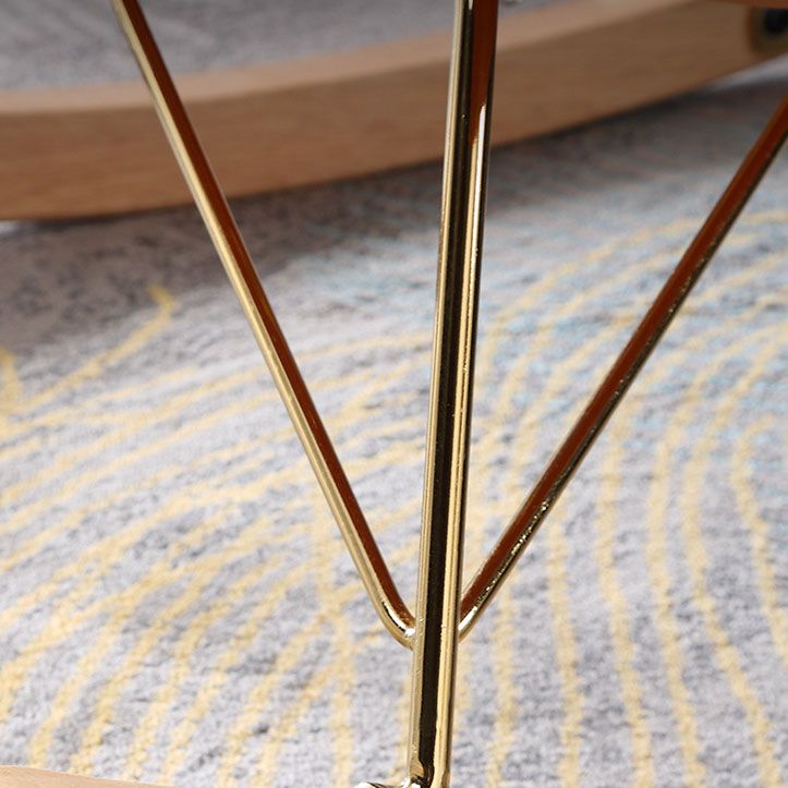 Light Luxury Style Modern Lazy Sofa Chair Lounge Leisure Rocking Chair for Living Room