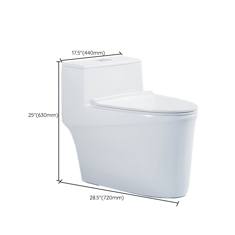 Modern White Ceramic Flush Toilet Floor Mounted Urine Toilet for Washroom