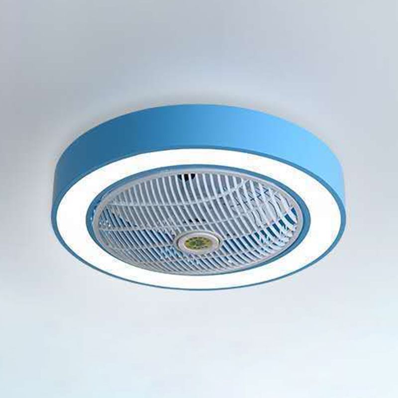 Lámpara de montaje de lavado de led redondo lámpara de ventilador de metal moderno accesorio de luz semi descarga