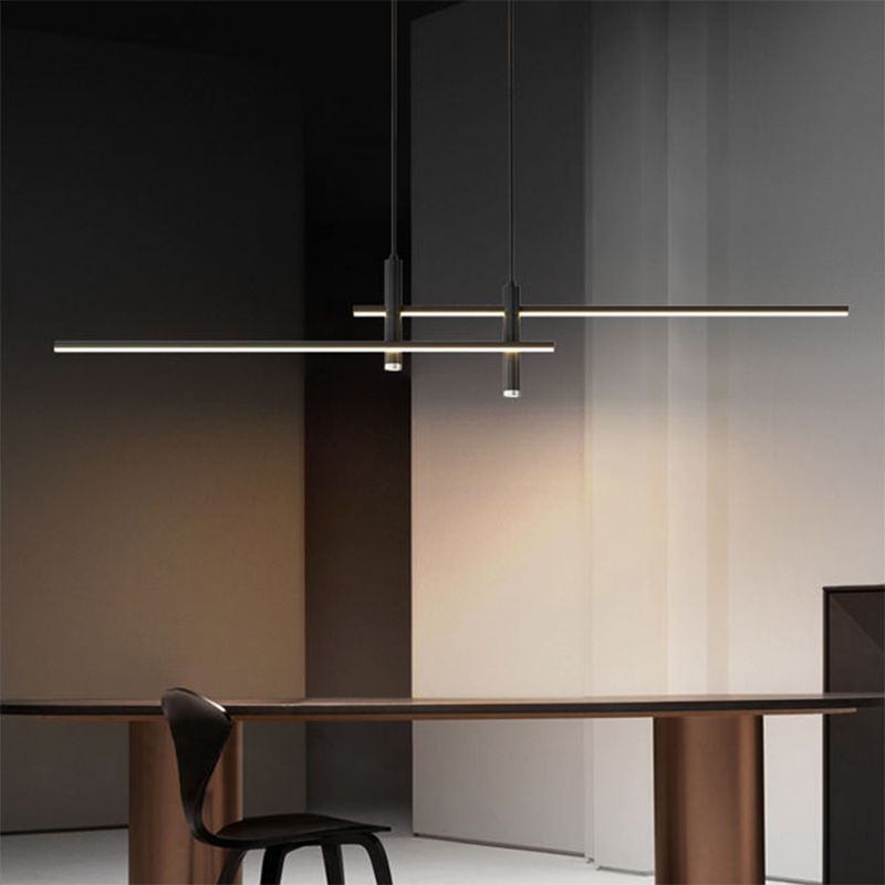 47.5/35.5 Long Hanging Pendant Lights Simplicity Island Lamps for Living Room Dinning Room