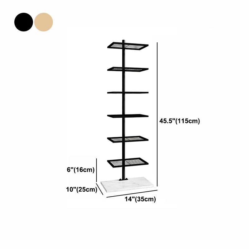 Bibliothèque d'étagère verticale de style moderne à style moderne pour usage domestique