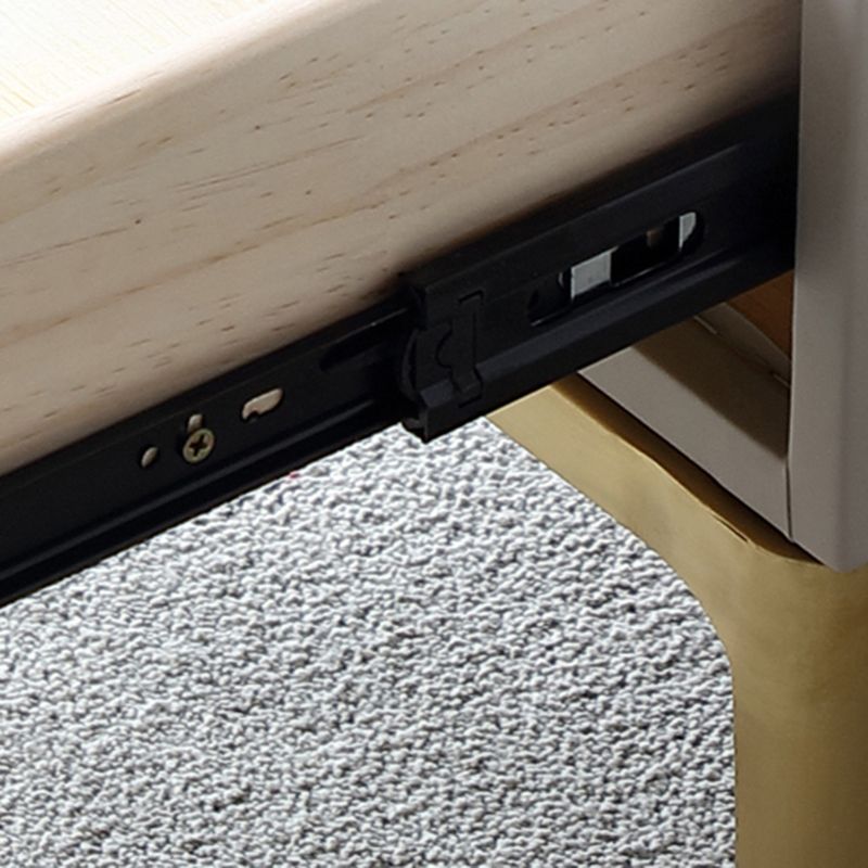 Contemporary Drawer Storage Wooden Bed Nightstand for Bedroom