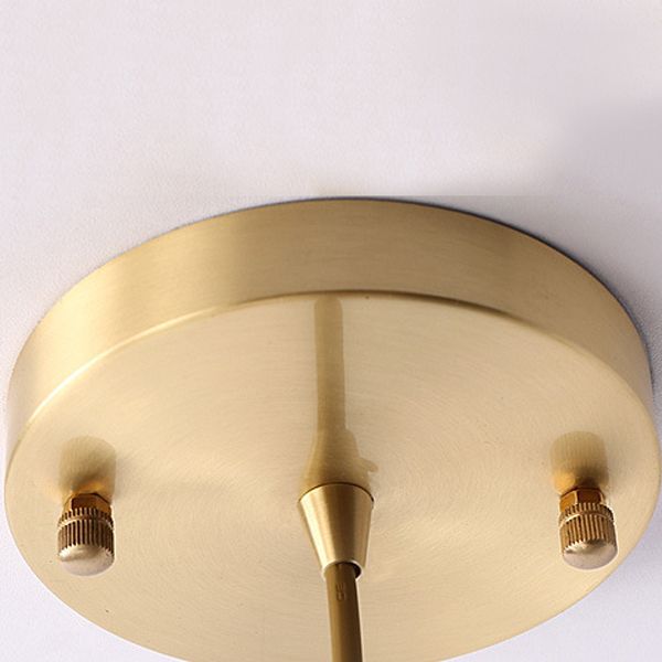 Contemporary Hanging Ceiling Light Global 1-Light White Glass Ceiling Pendant Light