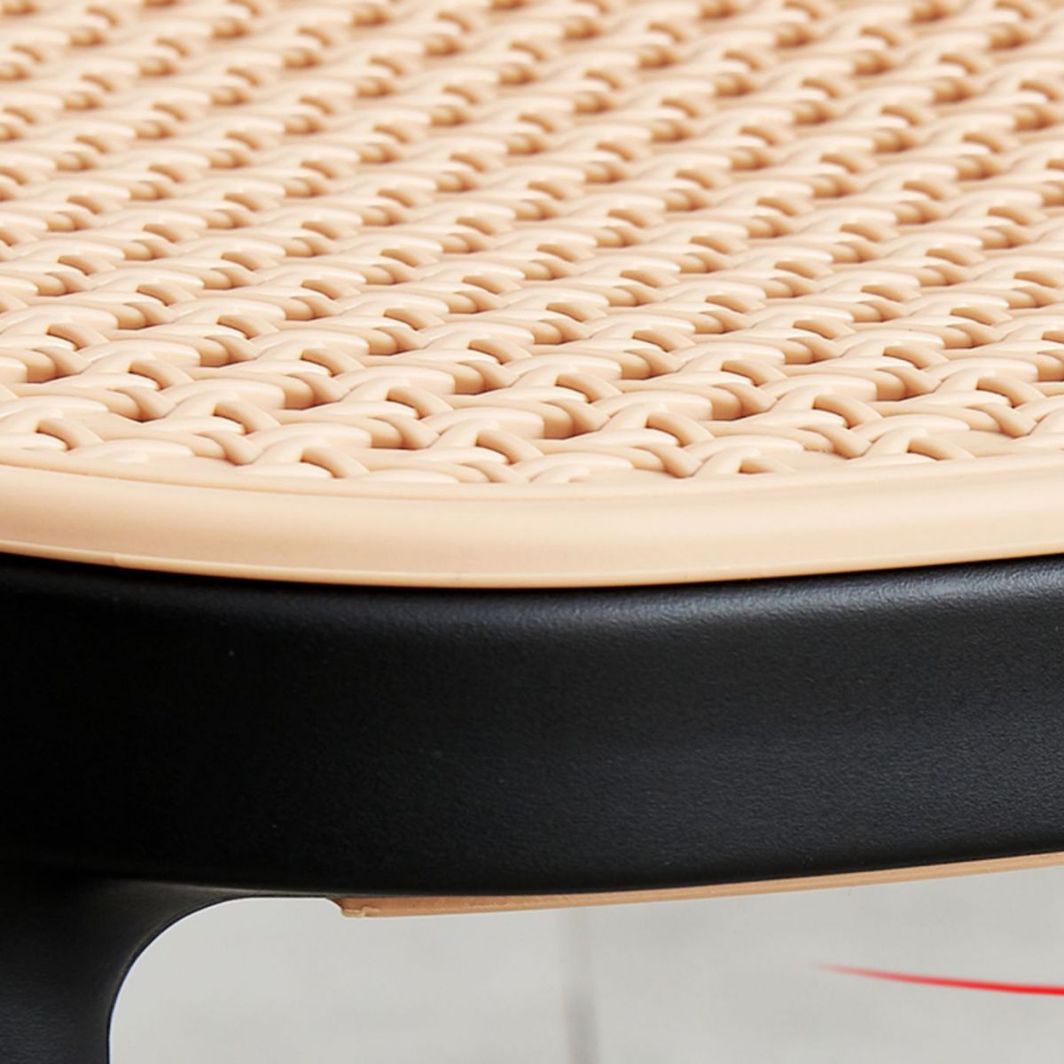 Stackable Bar Stool Plastic Backrest Counter Stool for Living Room