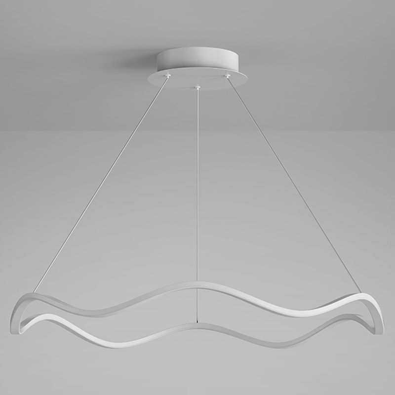 Lampadario orbicolare a sospensione leggero sala da pranzo moderna illuminazione in metallo lampadario