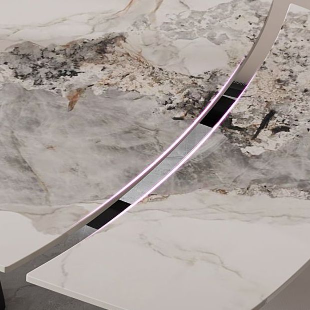 Rectangle Sintered Stone Dining Table Set 1/4/5/7 Pieces Dining Set for Kitchen