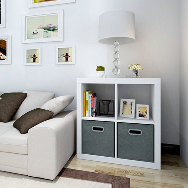 Contemporary Standard Bookshelf Engineered Wood Open Back Bookcase (Drawers not Included)