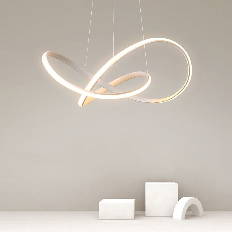 Nordic Modern Caractéristique Style LED PROSIBLE LUMIÈRE DE CHANDELIER POUR LA SALLE DU SOAU CHAMME SALLE