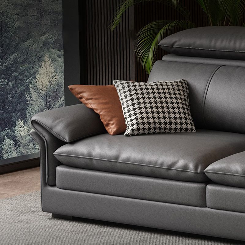 Pillow Top Arm Sectional Sofa Industrial 37.79" Tall Sectional