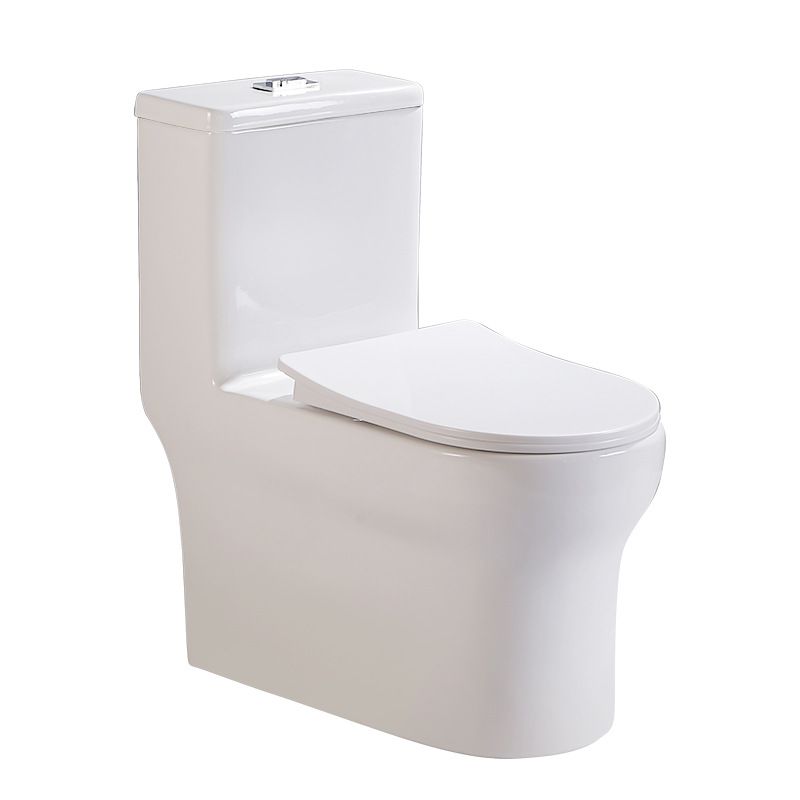 Siphon Jet Urine Toilet One-Piece Toilet Porcelain Floor Mounted Flush Toilet