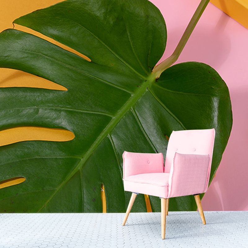 Tropical Plant Monstera Wall Mural for Sitting Room Decoration, Waterproofing, Custom-Made