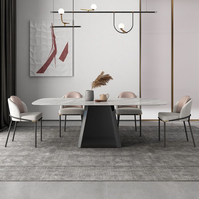 Modern Sintered Stone Dining Table Set 1/5/6/7 Pieces Dining Set for Home Use