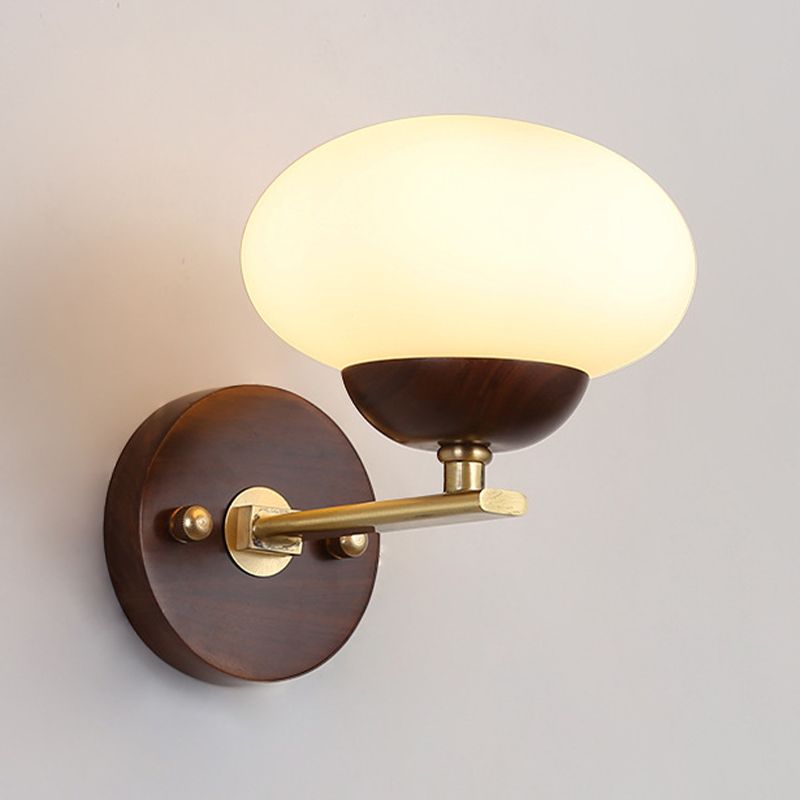 Unique Shape Wall Light Fixture Modern Wood Wall Mounted Lighting for Dining Room