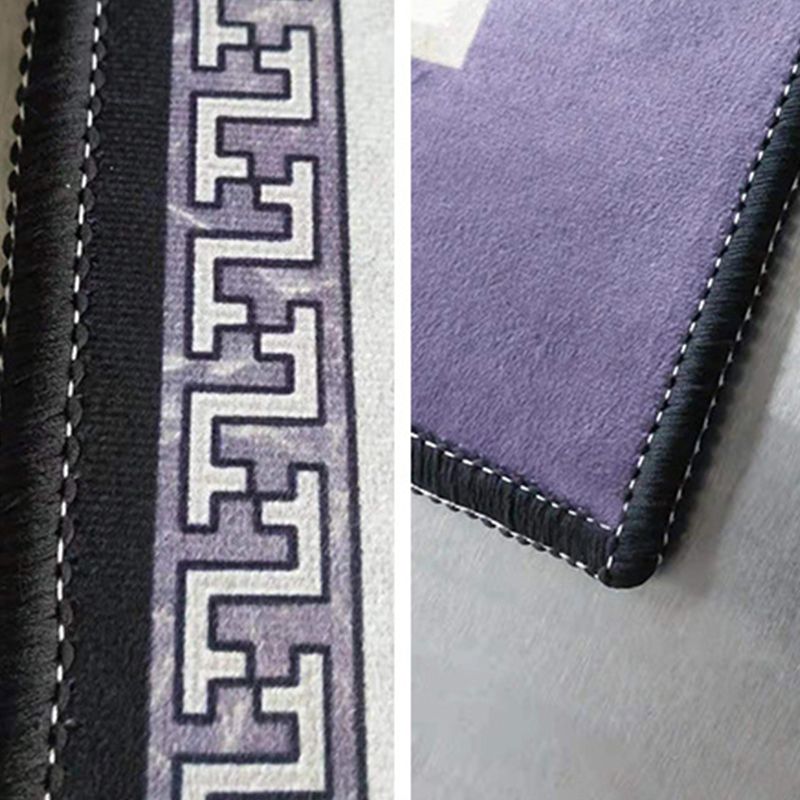 Modern gebied tapijt funky bruin tapijt woonkamer wasbaar polyester tapijt met niet-slip rug