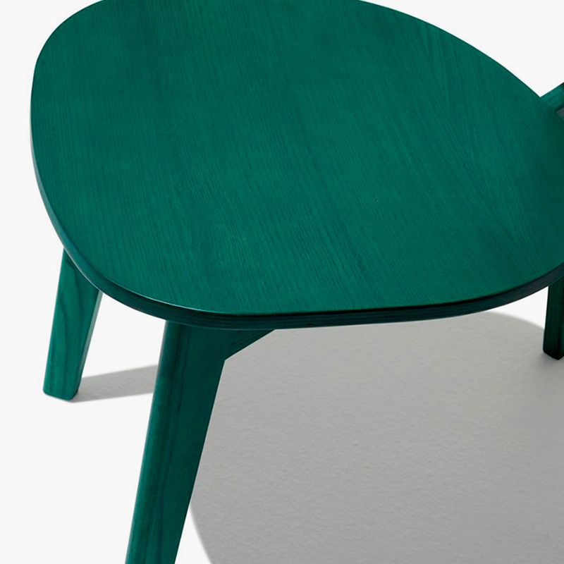 Traditional Solid Wood Side Chair Open Back Dining Side Chair